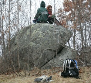 Atop Two-boulder Hill